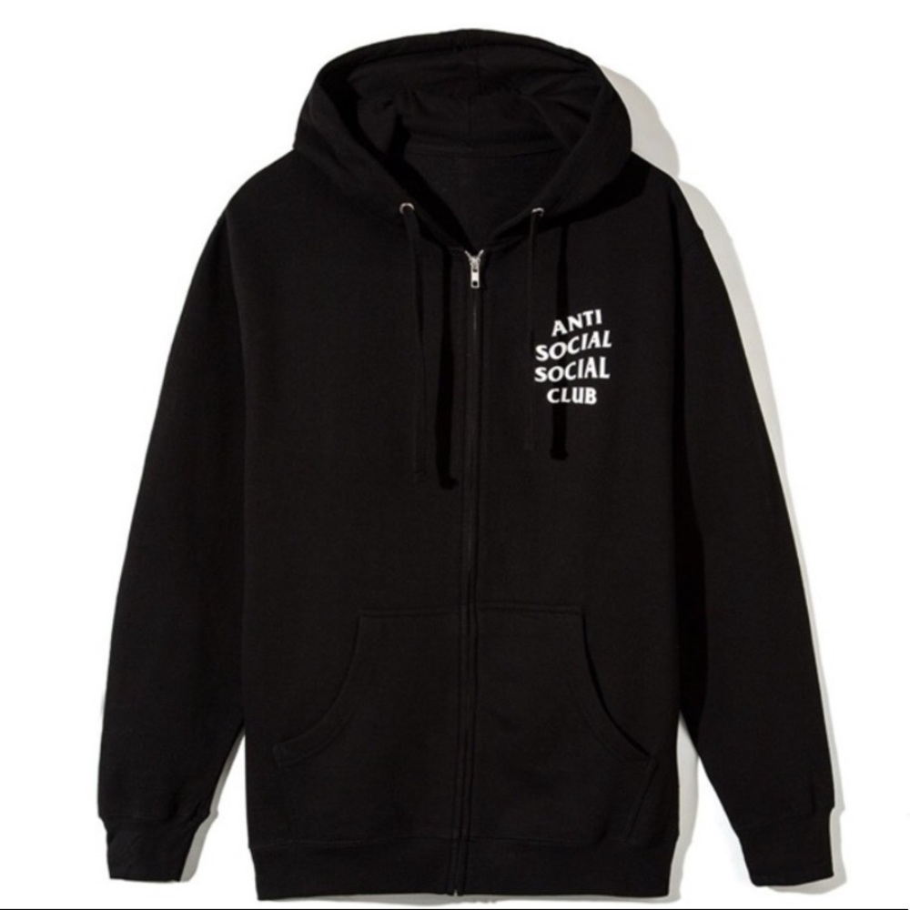 Anti Social Social Club Mind Games Zip Up Hoodie - Picture 2 of 5